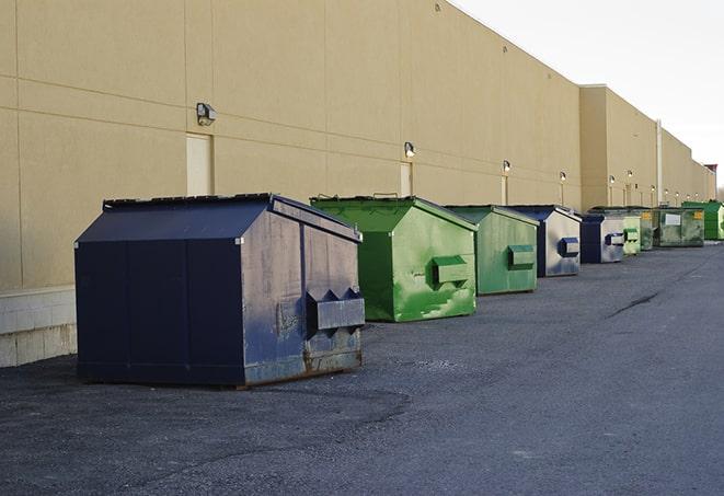 conveniently located dumpsters for construction workers use in Anderson CA